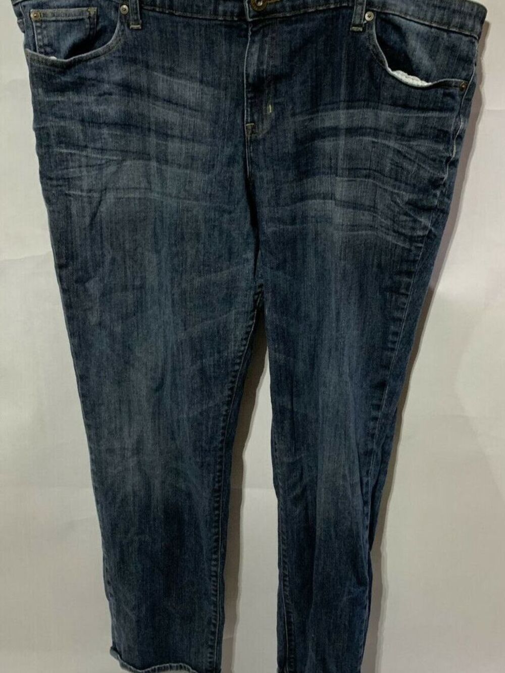 GAP Premium Denim Skinny Jeans Sz 20 Whiskered